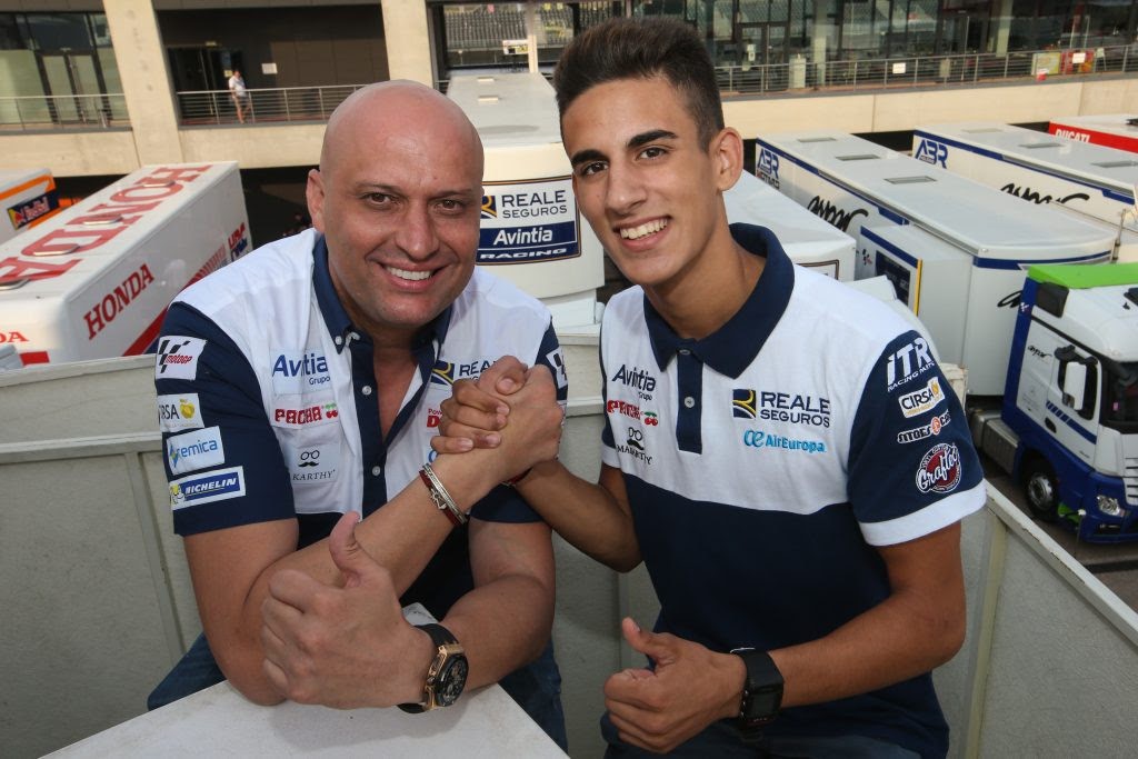 Vicente Pérez renueva con el Reale Avintia Academy para 2018