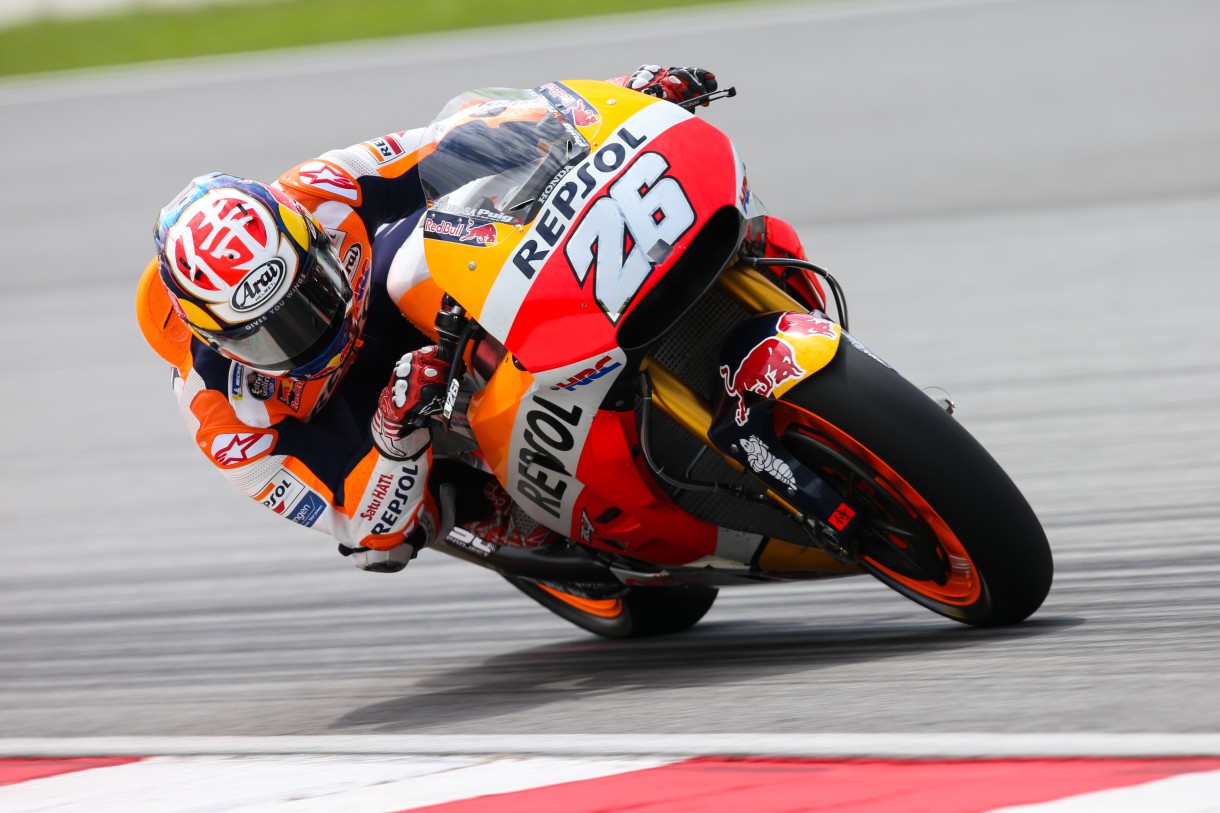 Dani Pedrosa es el mejor del día 1 de test MotoGP 2018 en Sepang