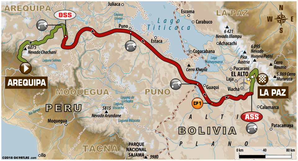 Dakar 2018: Etapa 6 Arequipa – La Paz