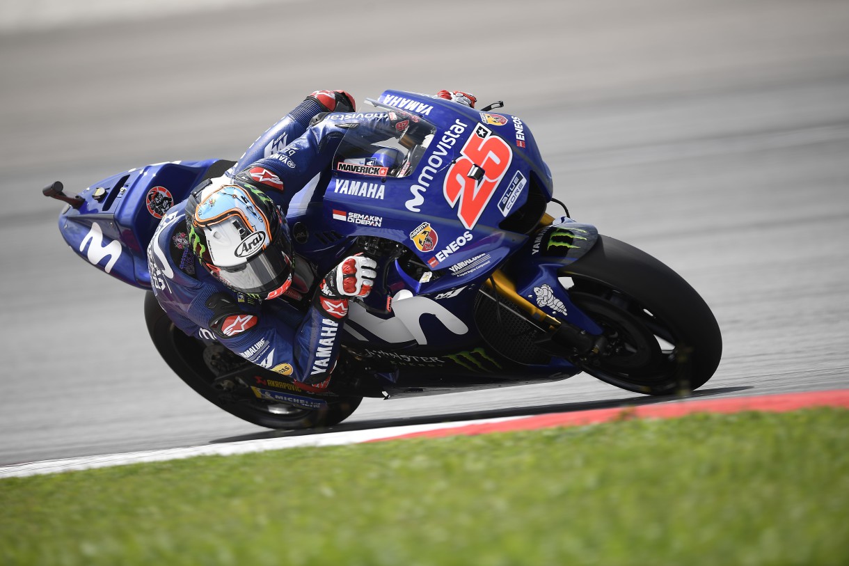 Maverick Viñales el mejor del día 2 de test MotoGP en Sepang