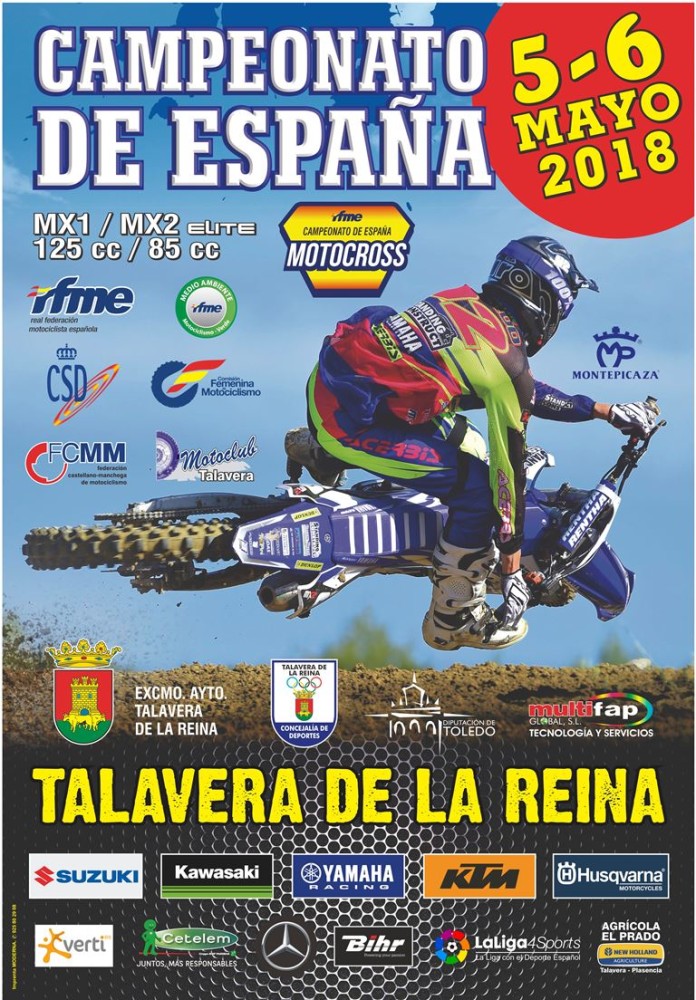 El Nacional de Motocross 2018 llega a Talavera de la Reina