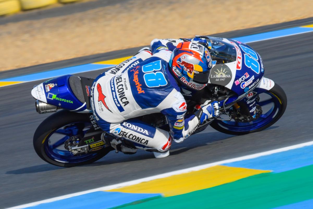 Jorge Martín marca la pole position de Moto3 en el Circuito de Le Mans