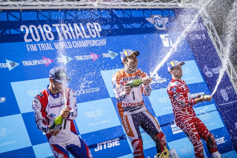 Toni Bou gana la prueba del Mundial TrialGP en Andorra, Cabestany 2º y Fajardo 3º