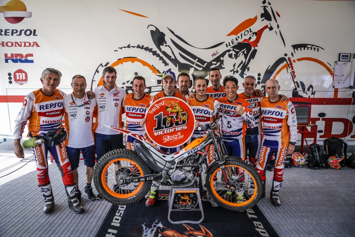 Toni Bou consigue su victoria 100 en el Mundial Trial en Portugal