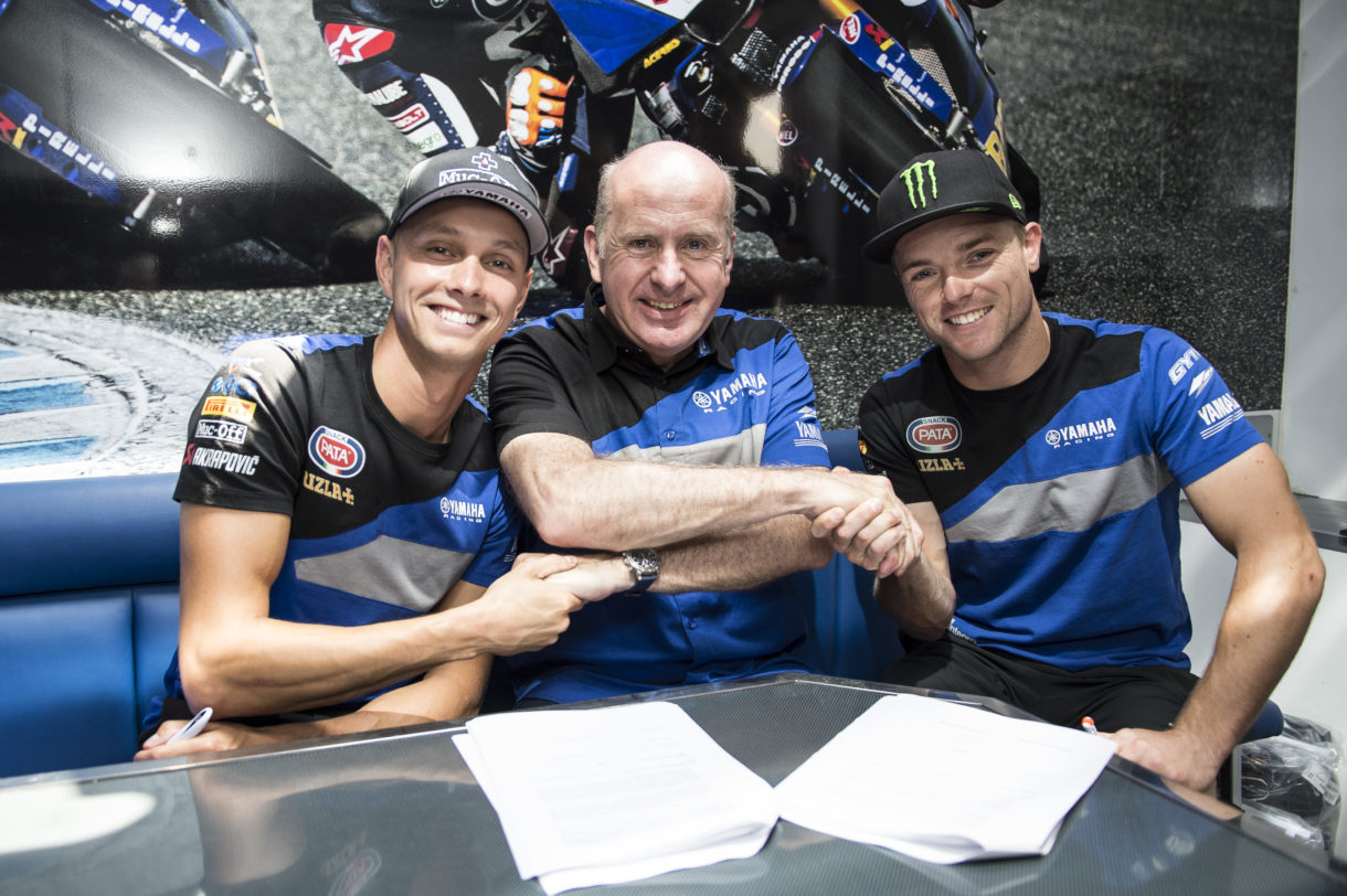 Michael Van der Mark y Alex Lowes renuevan con Yamaha para SBK 2019