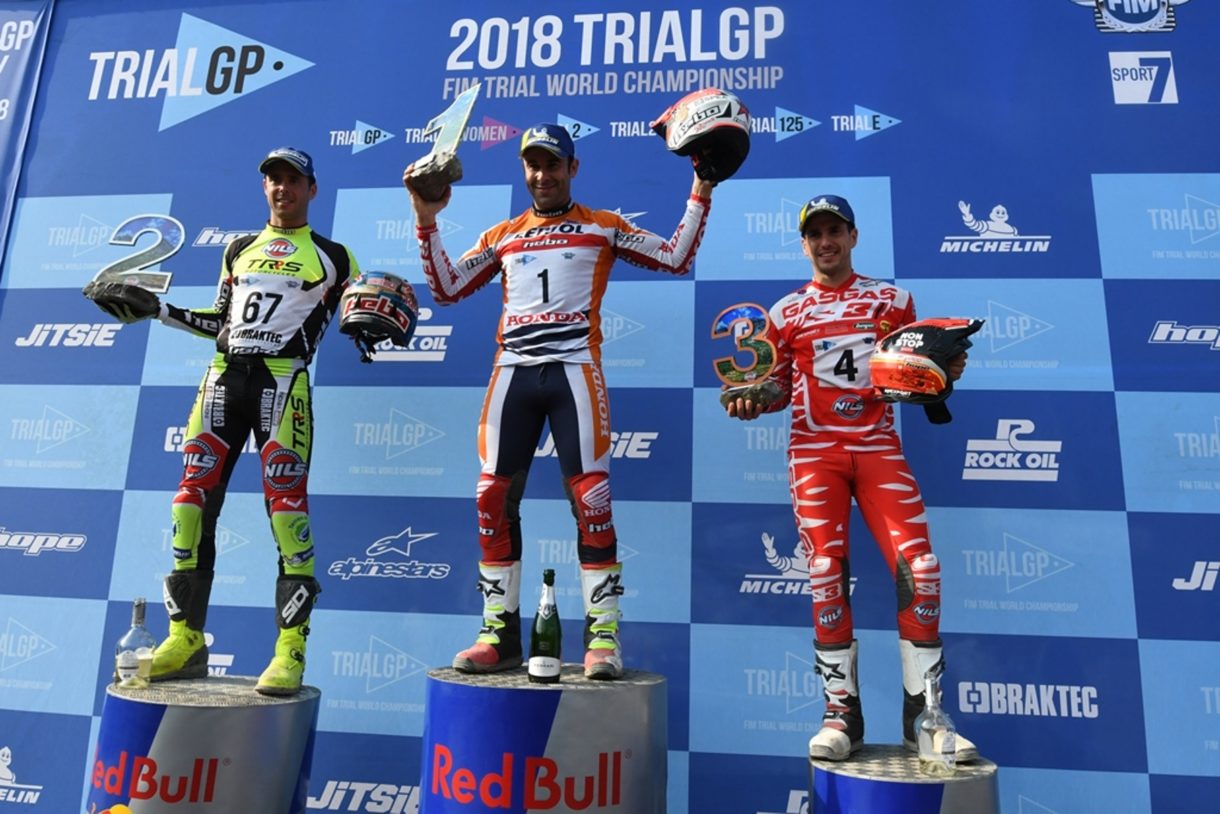 Toni Bou gana la última cita de la temporada 2018 del Mundial TrialGP en Italia