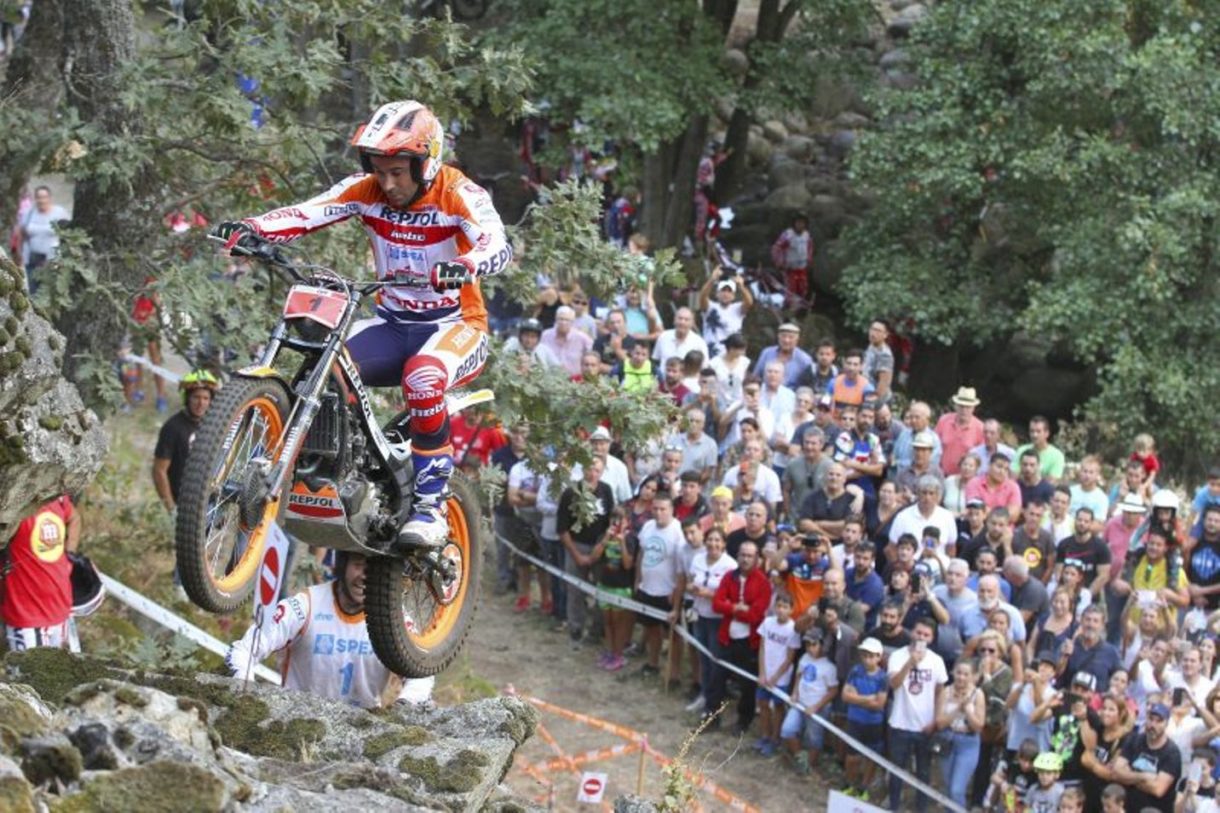 Toni Bou gana la cita del Nacional de Trial 2018 en Candeleda