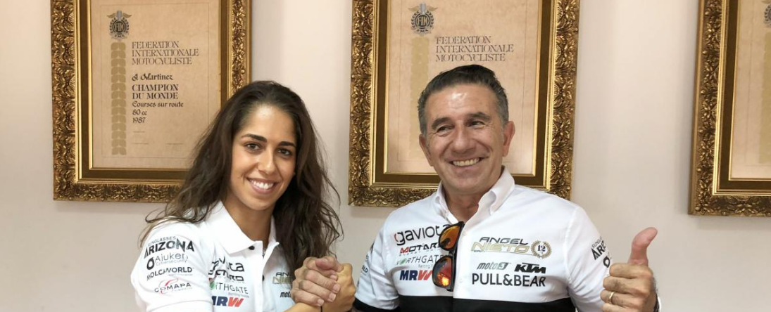 María Herrera será piloto del Ángel Nieto Team en MotoE 2019