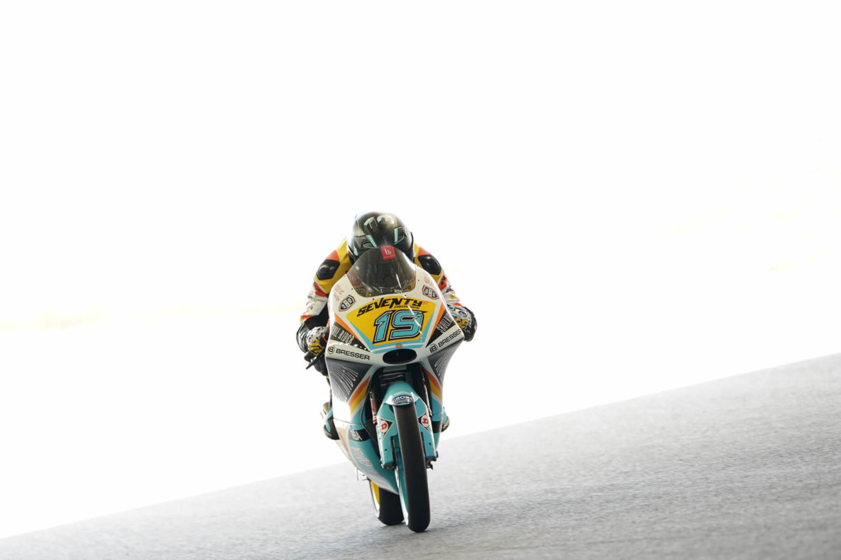 Gabriel Rodrigo consigue la pole de Moto3 en Japón, Bezzecchi 3º y Martín 4º