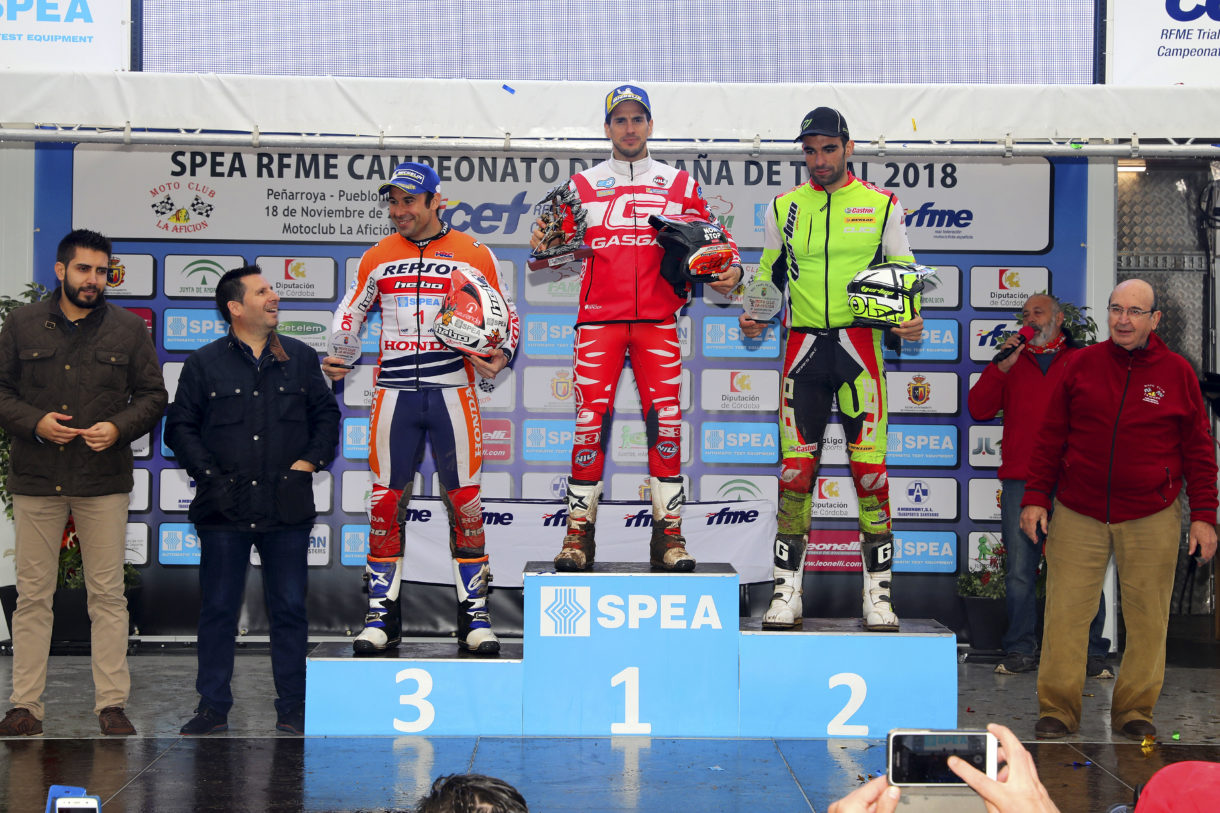 Toni Bou se proclama Campeón de España de Trial 2018 en Peñarroya-Pueblonuevo