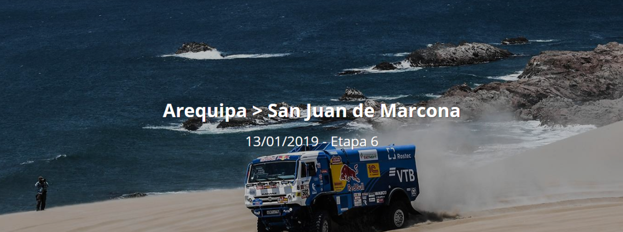 Dakar 2019: Etapa 6: Arequipa – San Juan de Marcona