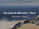 Dakar 2019: Etapa 8: San Juan de Marcona – Pisco