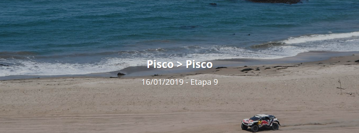 Dakar 2019: Etapa 9: Pisco – Pisco, etapa en bucle