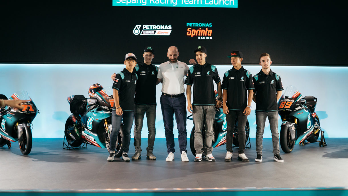 Morbidelli, Quartararo, Pawi, Sasaki y Mcphee presentados por el Petronas Yamaha MotoGP