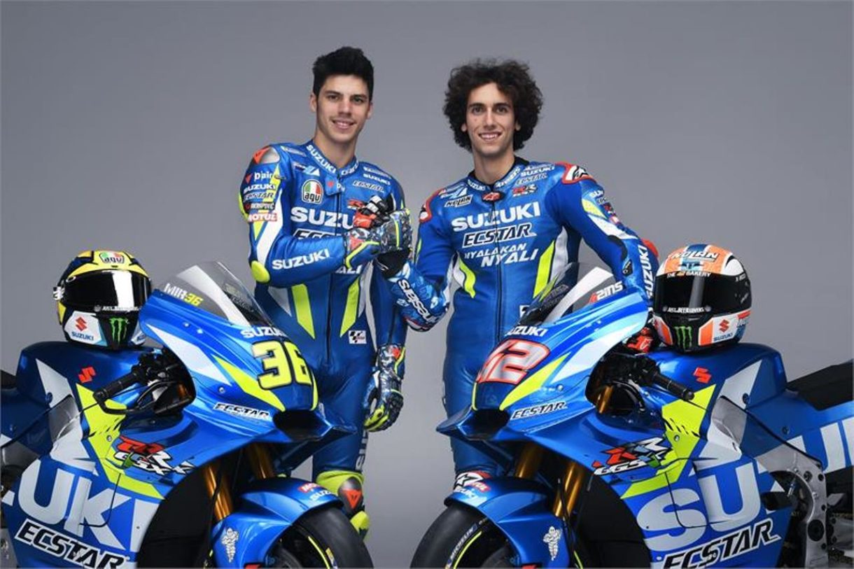 Álex Rins y Joan Mir son los protagonistas de la presentación Suzuki MotoGP 2019