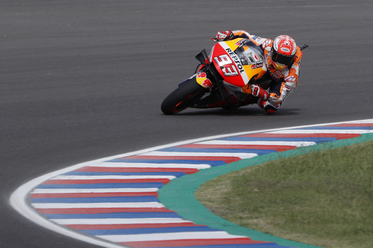 Marc Márquez domina y consigue la pole de MotoGP en Argentina, Viñales 2º y Dovi 3º