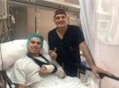 Augusto Fernández operado con éxito en Barcelona de su brazo izquierdo