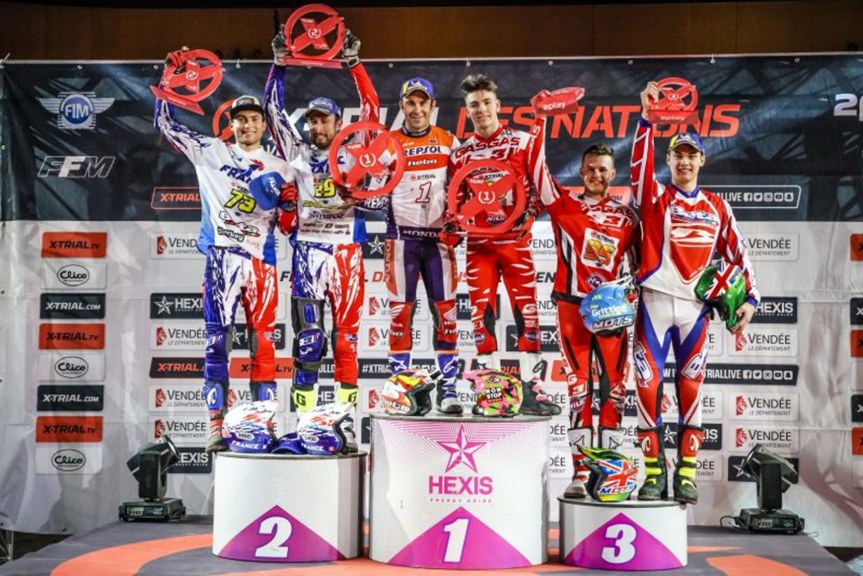 Toni Bou y Jaime Busto triunfan en el X-Trial de las Naciones en Francia