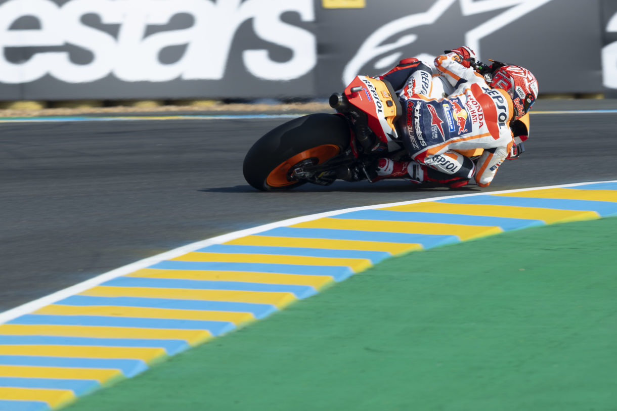 Marc Márquez triunfa en la carrera de MotoGP en Le Mans, Dovizioso 2º y Petrucci 3º