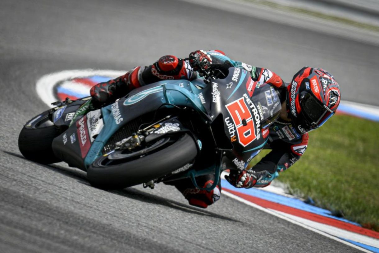 Fabio Quartararo consigue el mejor crono del test oficial de MotoGP en Brno