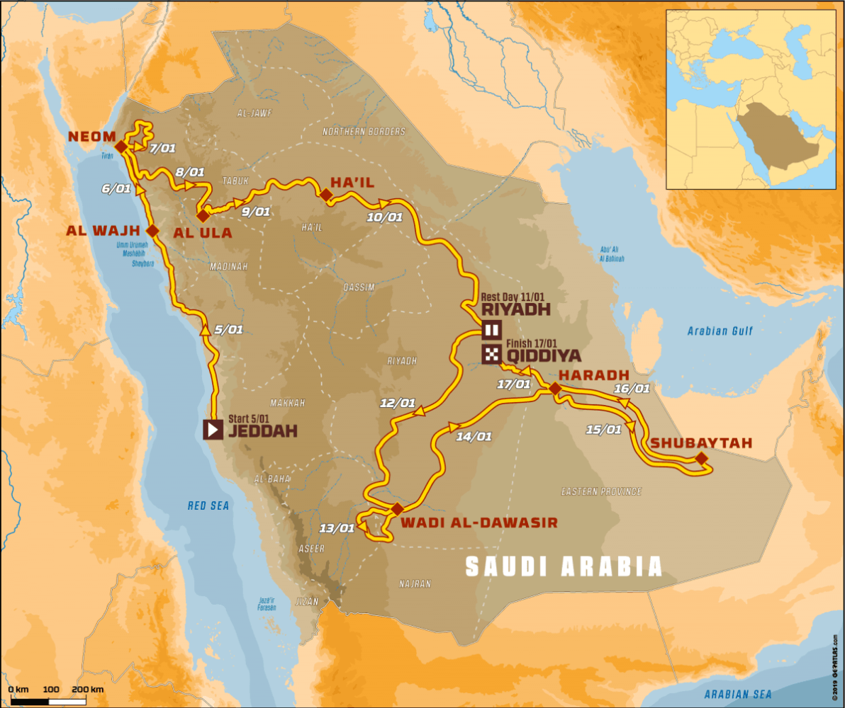 Dakar 2020: Llega la hora de Arabia Saudí y el rally más duro del mundo