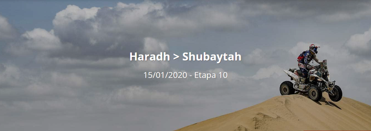 Dakar 2020: Etapa 10: Haradh > Shubaytah