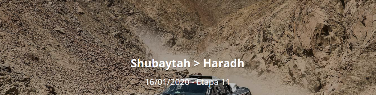 Dakar 2020: Etapa 11: Shubaytah > Haradh