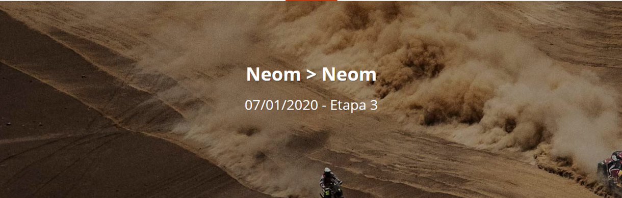 Dakar 2020: Etapa 3: Neom > Neom