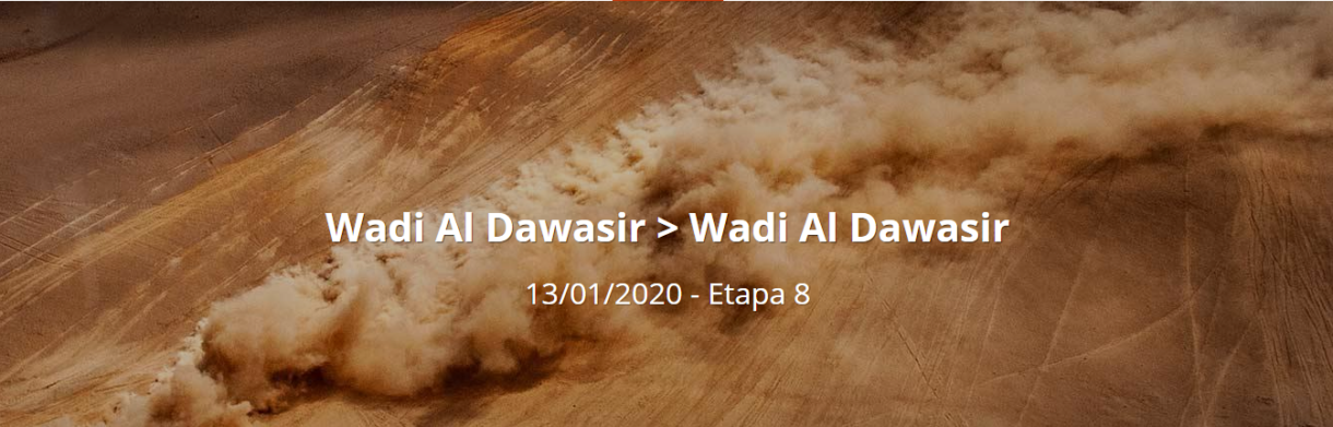 Dakar 2020: Suspendida la etapa 8: Wadi Al Dawasir > Wadi Al Dawasir