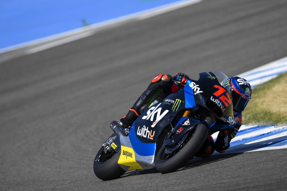 Marco Bezzecchi consigue la pole de Moto2 del GP Andalucía en Jerez