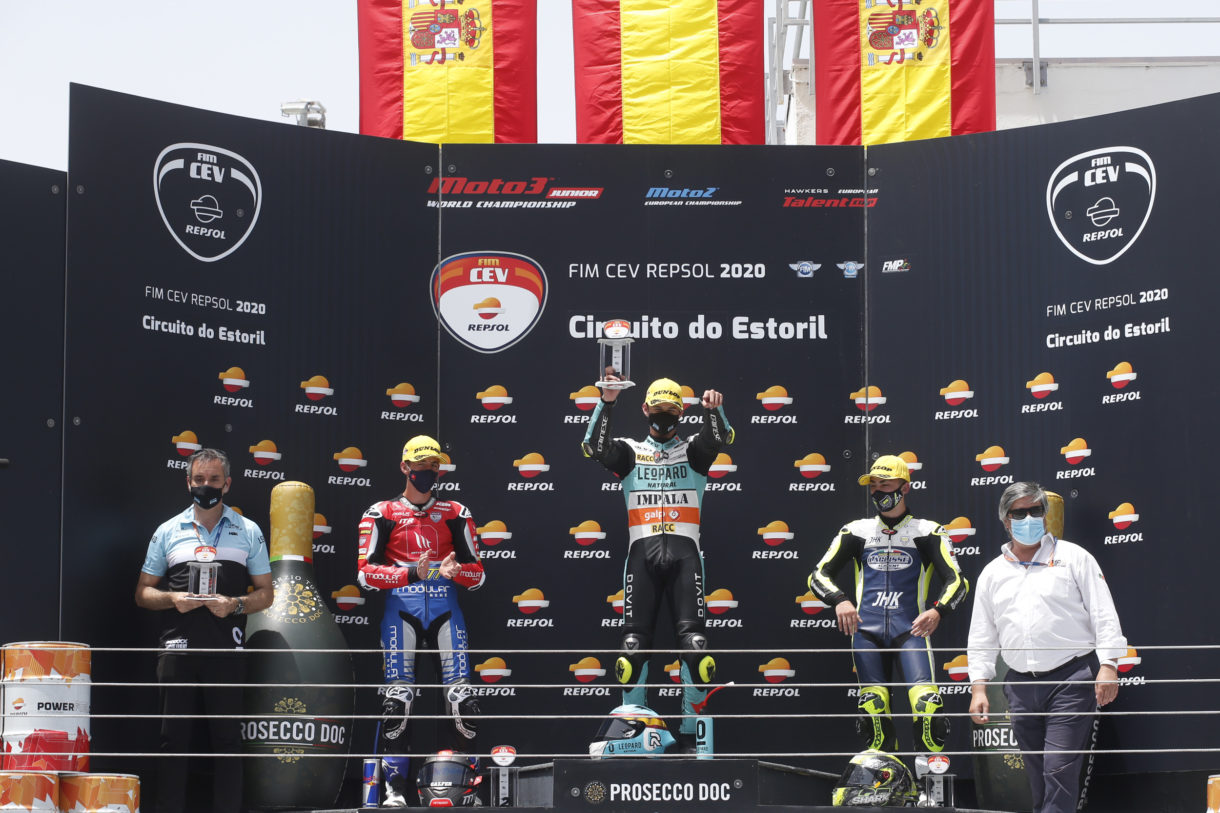 Artigas, Montella y Alonso triunfan en la primera cita del FIM CEV Repsol 2020 en Estoril