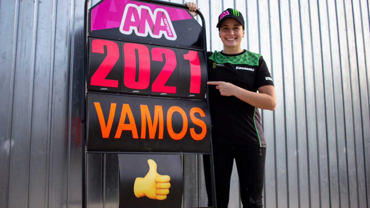 Ana Carrasco y el equipo Provec Kawasaki renuevan para la próxima temporada 2021 SSP 300