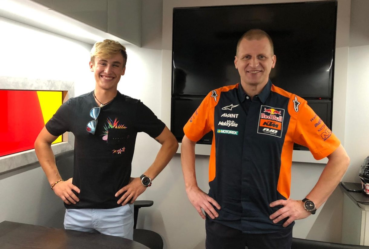 El equipo Red Bull KTM Ajo Moto3 contará con Raul Fernández y Jaume Masiá para 2021