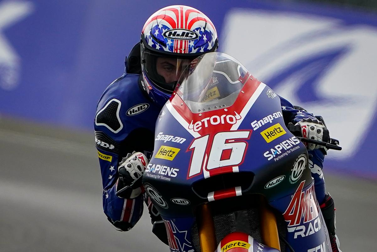 Joe Roberts marca la pole de Moto2 en el Circuito de Le Mans, Lowes 2º y Gardner 3º