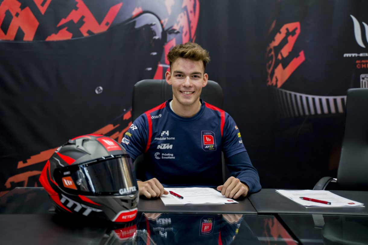 Gerard Riu y el equipo MT-Foundation77 se unen para el Mundial Junior Moto3 para 2021
