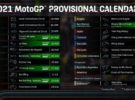 Calendario del Mundial de MotoGP 2021 actualizado