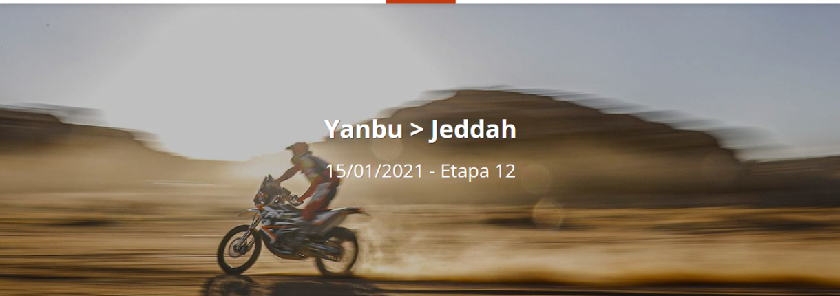 Dakar 2021: Etapa 12: Yanbu > Jeddah