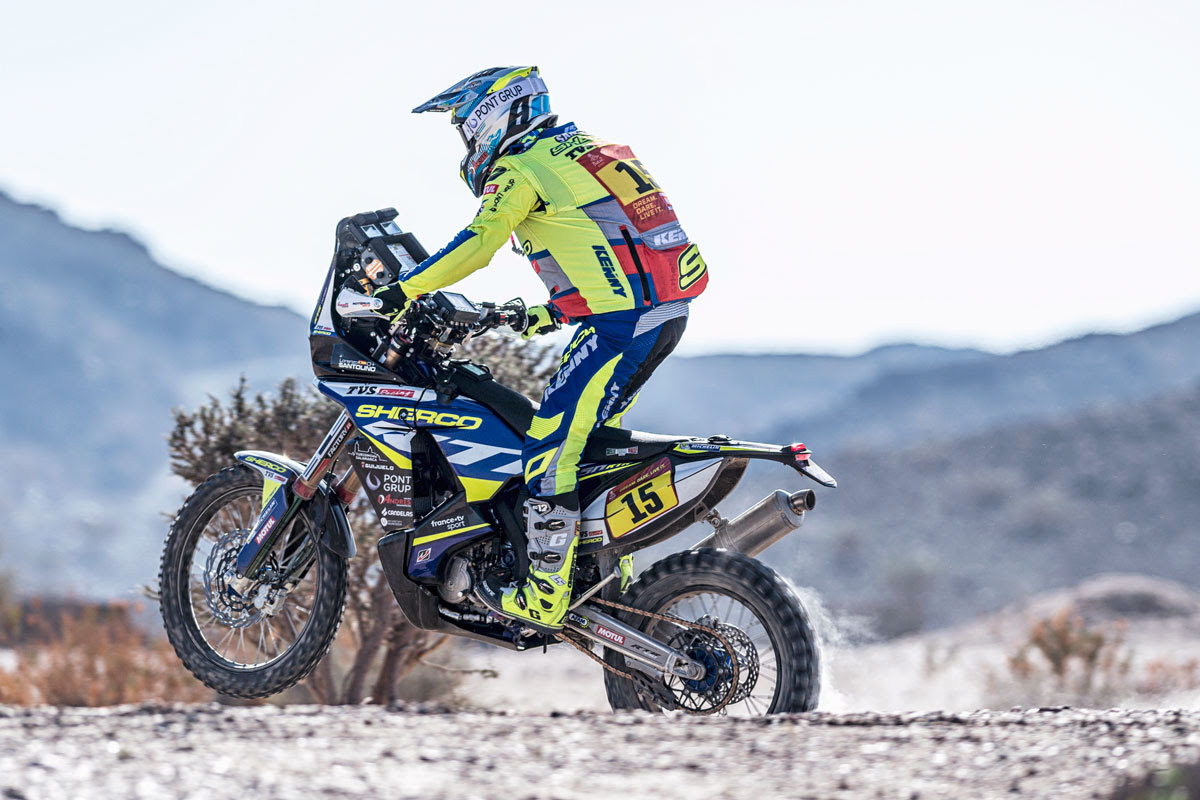 Dakar 2021: Lorenzo Santolino es top 10 y el mejor español