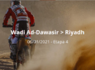 Dakar 2021: Etapa 4: Wadi Ad-Dawasir > Riyadh