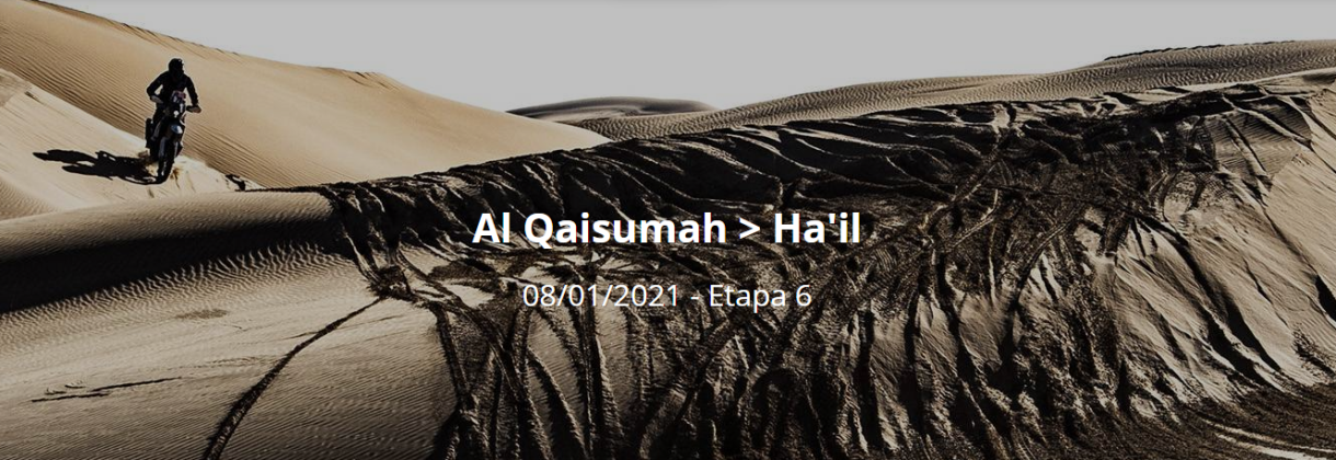 Dakar 2021: Etapa 6: Al Qaisumah > Ha’il