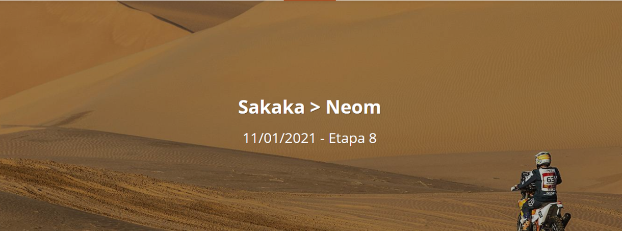 Dakar 2021: Etapa 8: Sakaka > Neom