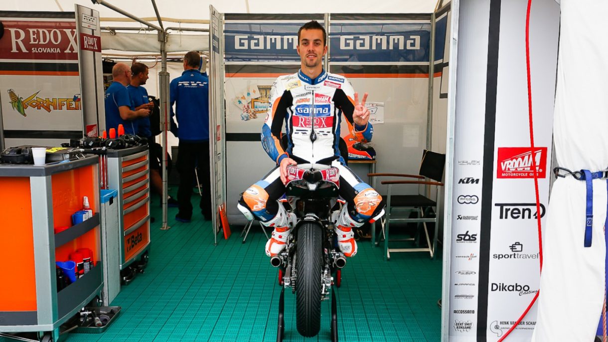 Jasper Iwema con el equipo Pons Racing para MotoE