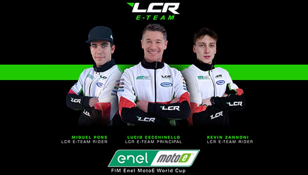 Miquel Pons y Kevin Zannoni son los pilotos del LCR E-Team para MotoE 2021