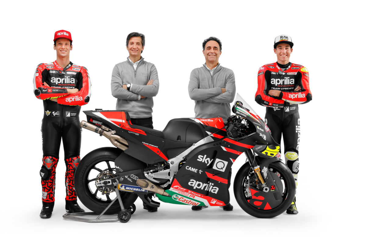 Aleix Espargaró y Lorenzo Savadori presentan su equipo Aprilia Racing para MotoGP 2021