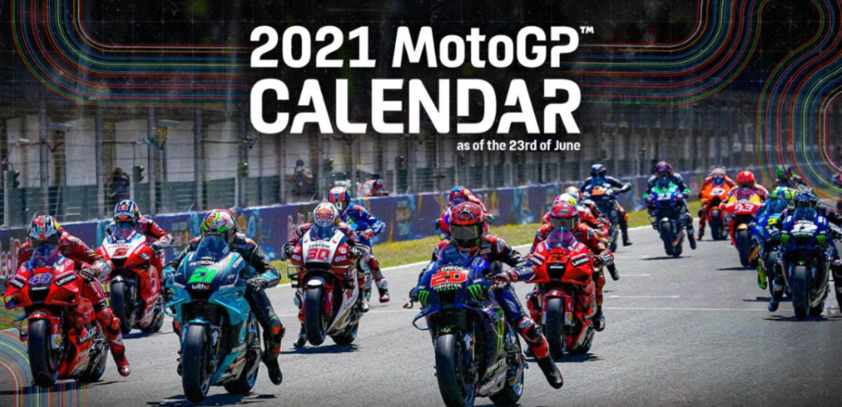 Actualización del Calendario del Mundial de MotoGP 2021