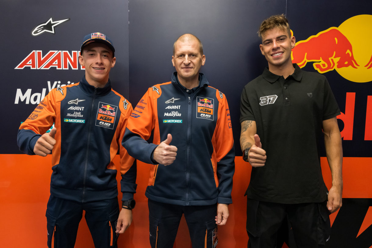 El equipo Red Bull KTM Ajo ficha a Pedro Acosta y Augusto Fernández para Moto2 2022