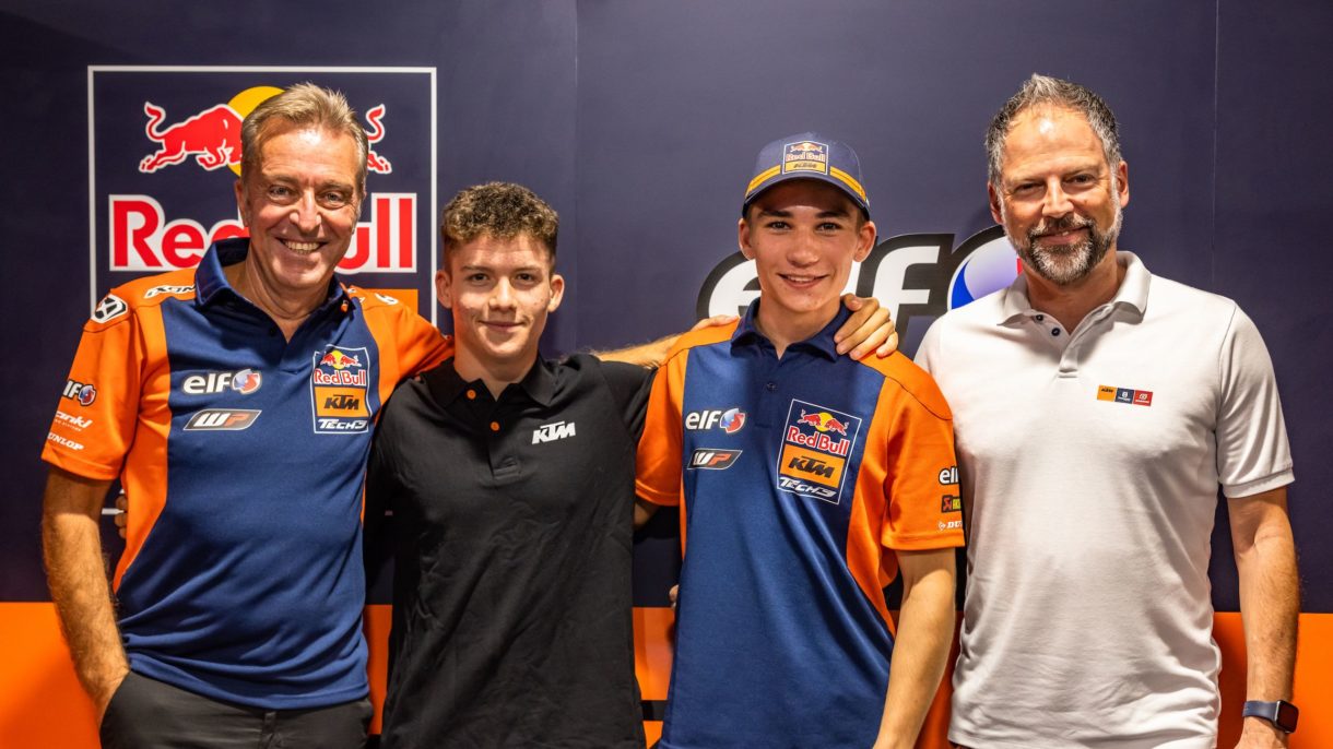 Dani Holgado y Deniz Oncu en el Red Bull KTM Tech3 de Moto3 para 2022