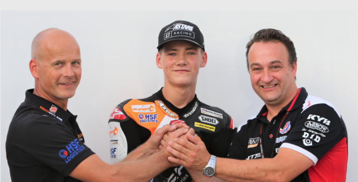 Baltus y Van den Goorbergh con el equipo RW Racing Moto2 para 2022