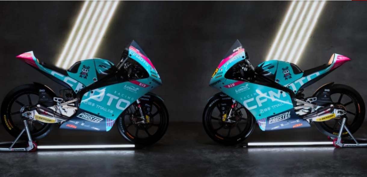 El equipo CFMoto Racing PrüstelGP presenta su formación 2022 con Artigas y Tatay