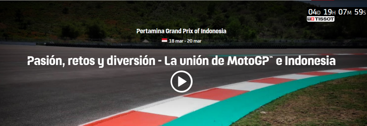 Horario del Mundial de MotoGP 2022 en Indonesia